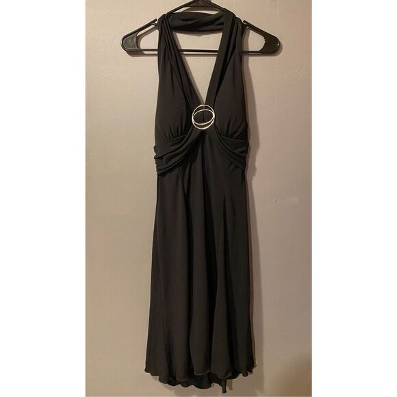 Speechless Black Marilyn Monroe Style Halter Neck Dress Size Medium - Picture 1 of 4